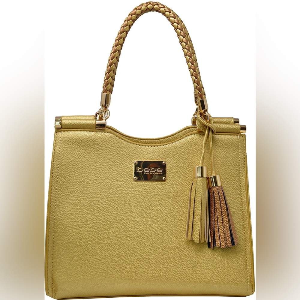 BEBE "Natalie" Shopper Womens Tote Satchel Bag